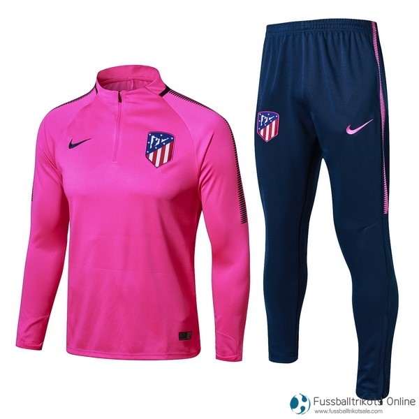 Atletico Madrid Trainingsanzug 2017-18 Pink Fussballtrikots Günstig